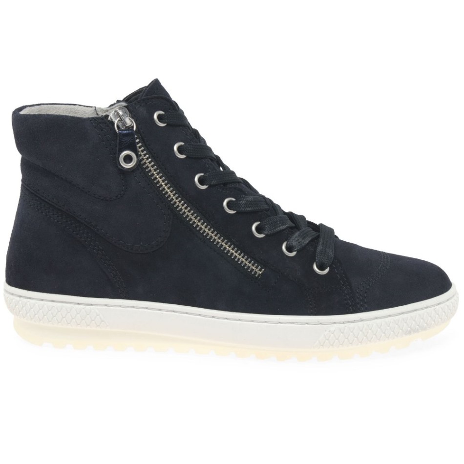 Suède Atlantique/gabor Métallique | Bottines Décontractées Exclusives Bulner Pour Femmes